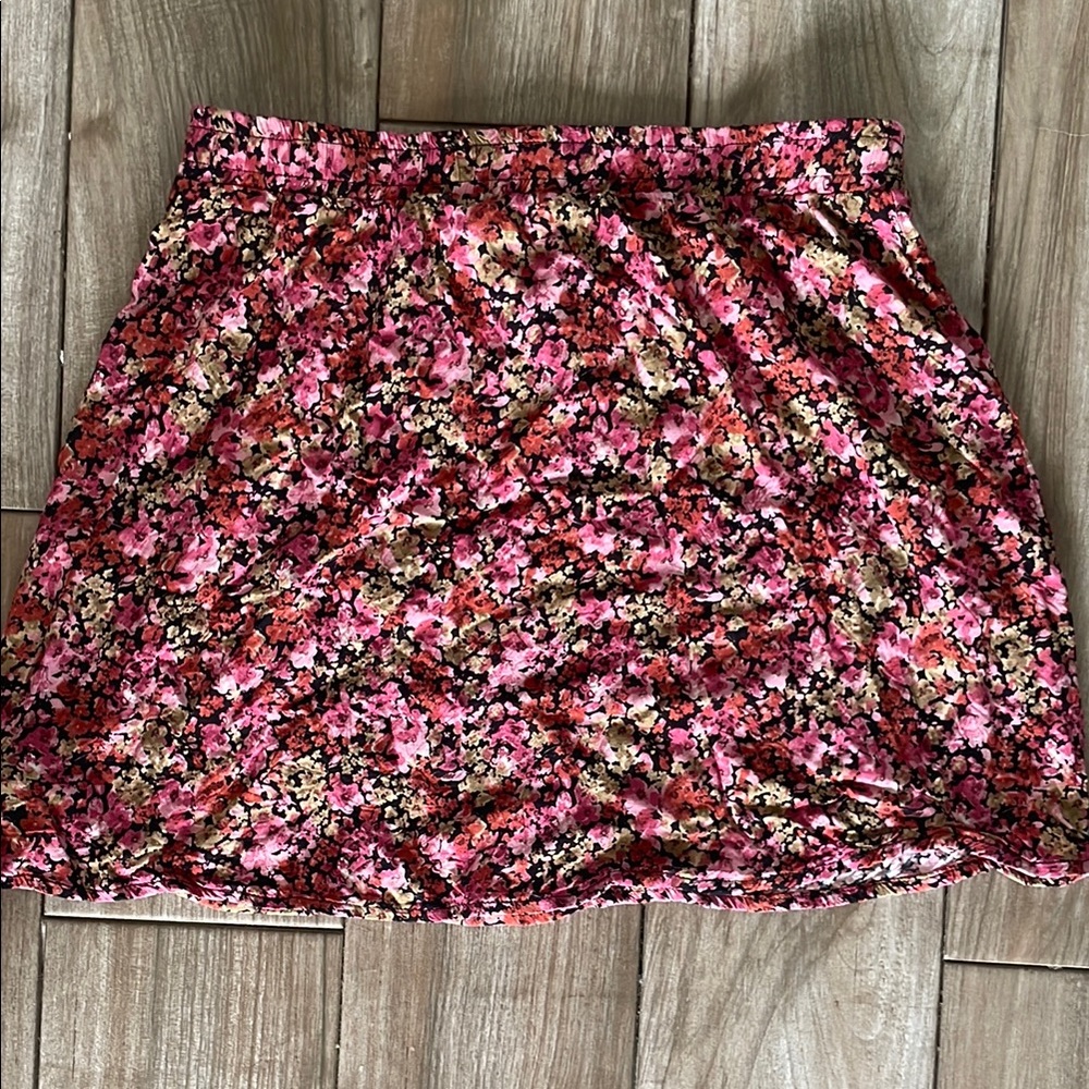Ella Vibrant Floral Mini Skirt